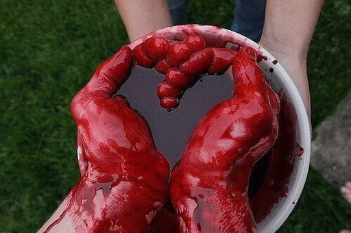 ♥ Стикер «RED Colour» для Telegram