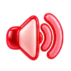 😍 Эмодзи «красные эмодзи» для Telegram