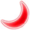 🌒 Эмодзи «red&black» для Telegram