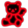 🧸 Эмодзи «red & black» для Telegram
