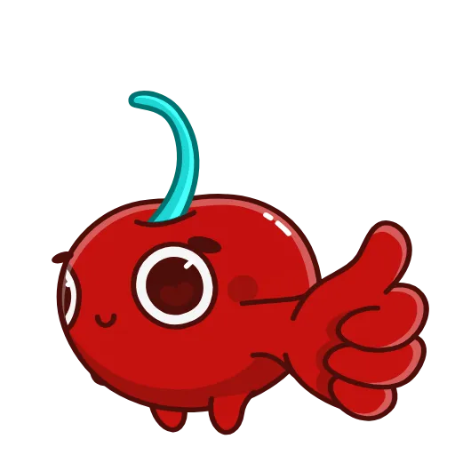 👍 Стикер «Red Cherry» для Telegram