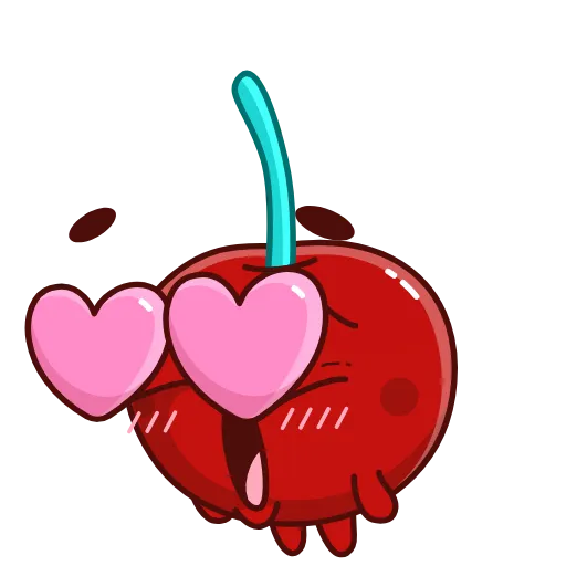 ❤️ Стикер «Red Cherry» для Telegram