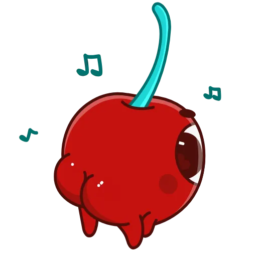 🍑 Стикер «Red Cherry» для Telegram