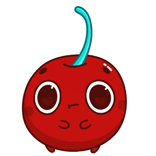 😐 Стикер «Red Cherry» для Telegram
