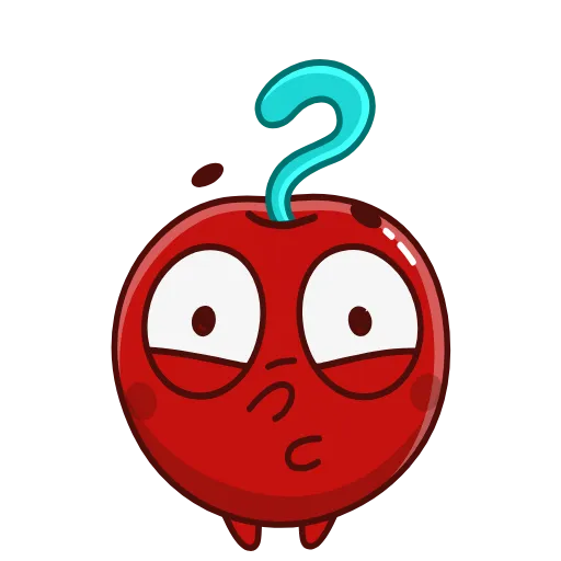 ❓ Стикер «Red Cherry» для Telegram