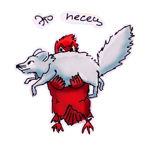 🤬 Стикер «Red crow» для Telegram