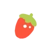 🍓 Эмодзи «Миленькие красные смайлики» для Telegram
