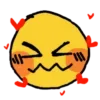 🥰 Эмодзи «Миленькие красные смайлики» для Telegram