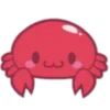 🦀 Эмодзи «Миленькие красные смайлики» для Telegram