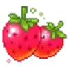 🍓 Эмодзи «Миленькие красные смайлики» для Telegram