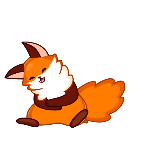 Стикерпак Red Fox для Telegram — скачать