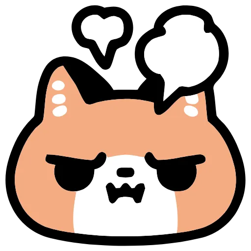 😤 Эмодзи «Foxcat» для Telegram