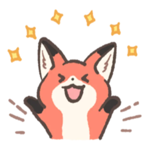 🤩 Стикер «RedFox» для Telegram