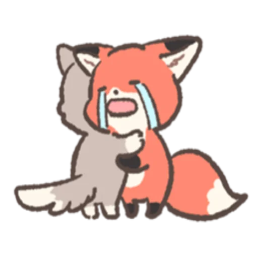 😭 Стикер «RedFox» для Telegram