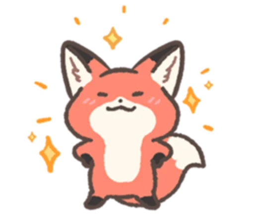🤩 Стикер «RedFox» для Telegram