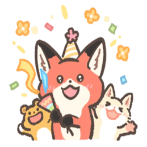 🎉 Стикер «RedFox» для Telegram