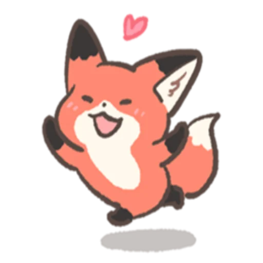 ❤️ Стикер «RedFox» для Telegram