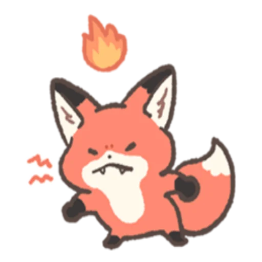 😡 Стикер «RedFox» для Telegram