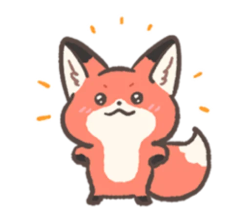 🤩 Стикер «RedFox» для Telegram