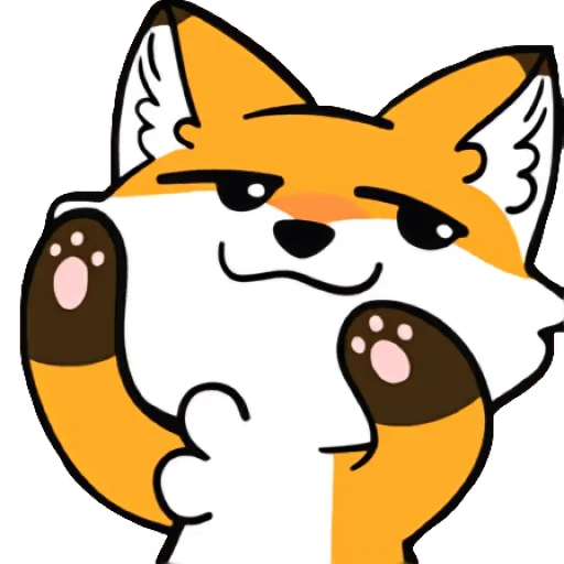 Стикерпак Red Fox для Telegram — скачать