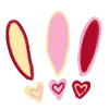 💖 Эмодзи «Красно-розовый пак» для Telegram