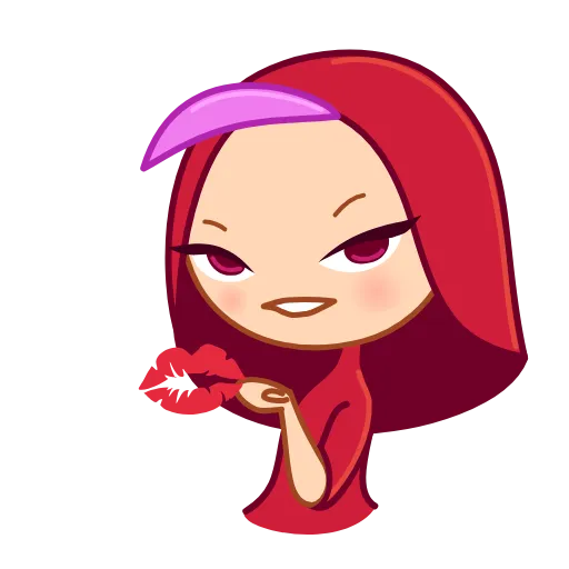 😘 Стикер «Red Riding Hood» для Telegram