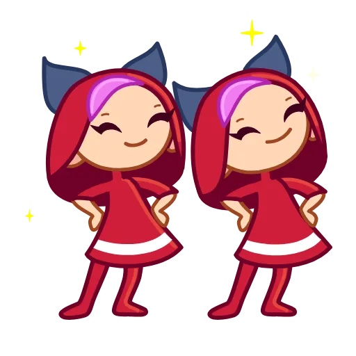 👯‍♀️ Стикер «Red Riding Hood» для Telegram