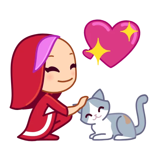 💖 Стикер «Red Riding Hood» для Telegram