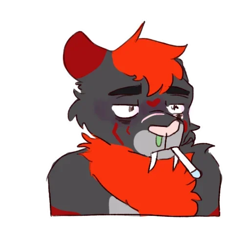 🤩 Стикер «Red Stickers» для Telegram