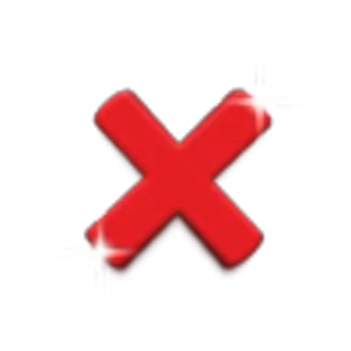 ✖️ Эмодзи «Red Wink Font» для Telegram
