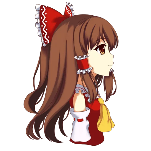 😶 Стикер «Hakurei Reimu» для Telegram