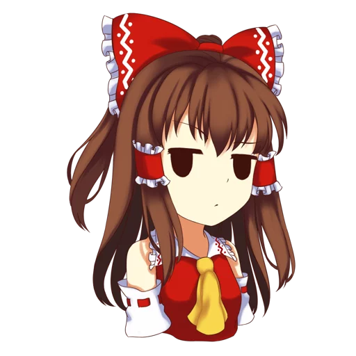 😕 Стикер «Hakurei Reimu» для Telegram