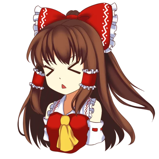 😣 Стикер «Hakurei Reimu» для Telegram
