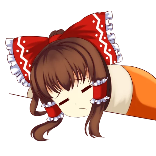 😣 Стикер «Hakurei Reimu» для Telegram