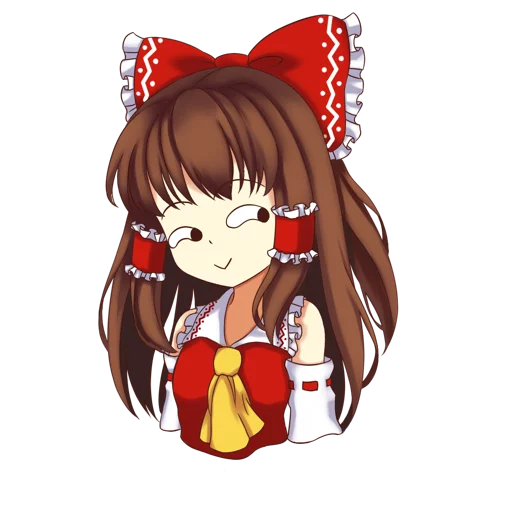 😏 Стикер «Hakurei Reimu» для Telegram