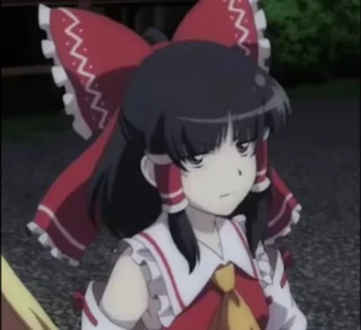 🀄 Стикер «Reimu» для Telegram