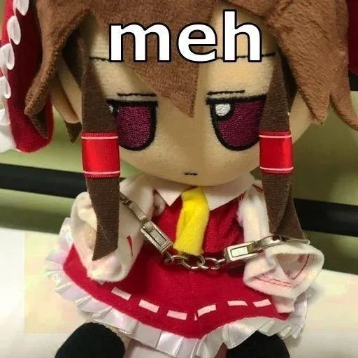 🀄 Стикер «Reimu» для Telegram