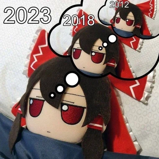 🀄 Стикер «Reimu» для Telegram