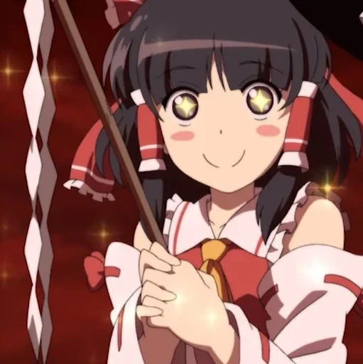 🀄 Стикер «Reimu» для Telegram