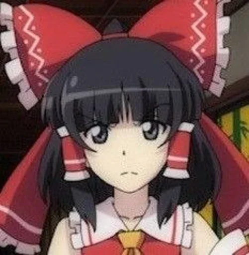 🀄 Стикер «Reimu» для Telegram