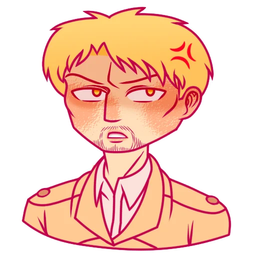 😡 Стикер «Reiner Braun Райнер Браун (cr. Nazaltam)» для Telegram