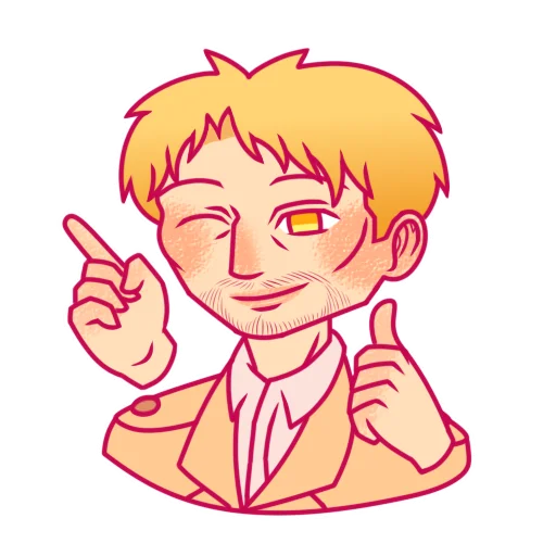 😉 Стикер «Reiner Braun Райнер Браун (cr. Nazaltam)» для Telegram