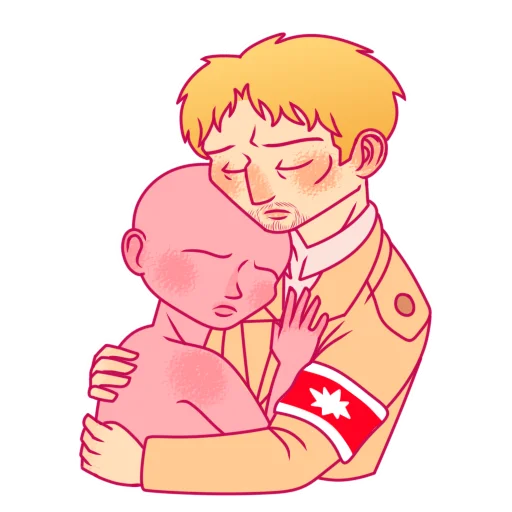 🥺 Стикер «Reiner Braun Райнер Браун (cr. Nazaltam)» для Telegram