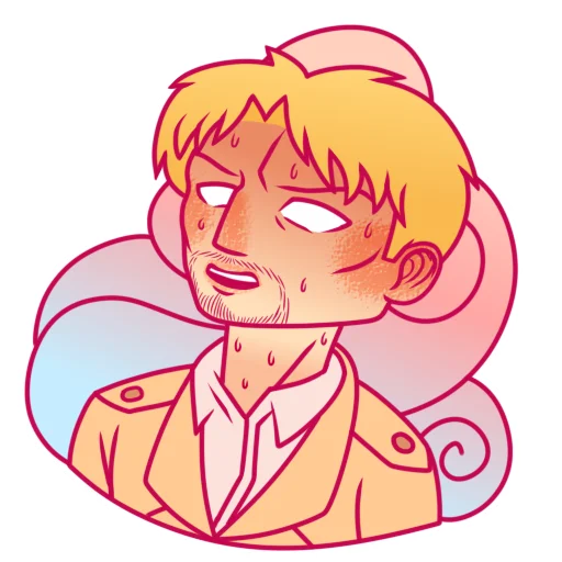 🥵 Стикер «Reiner Braun Райнер Браун (cr. Nazaltam)» для Telegram