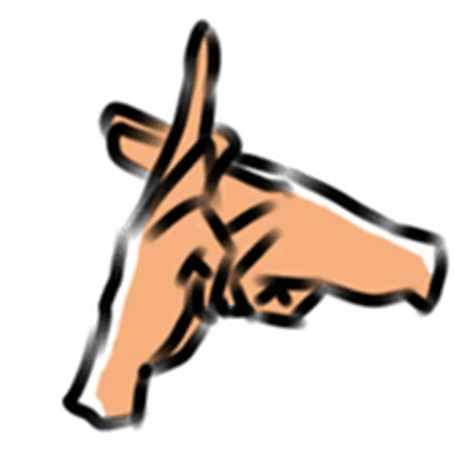 😱 Стикер «Nakaji hand» для Telegram
