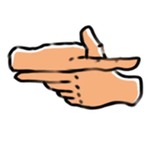 😵‍💫 Стикер «Nakaji hand» для Telegram
