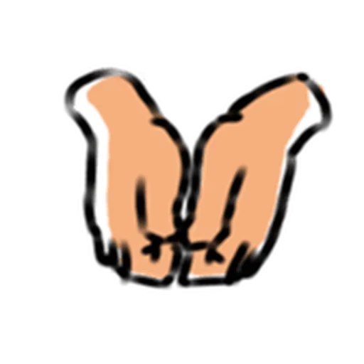 😉 Стикер «Nakaji hand» для Telegram