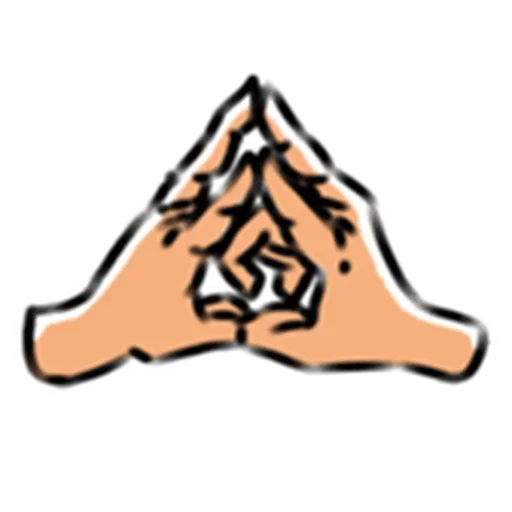 🥲 Стикер «Nakaji hand» для Telegram