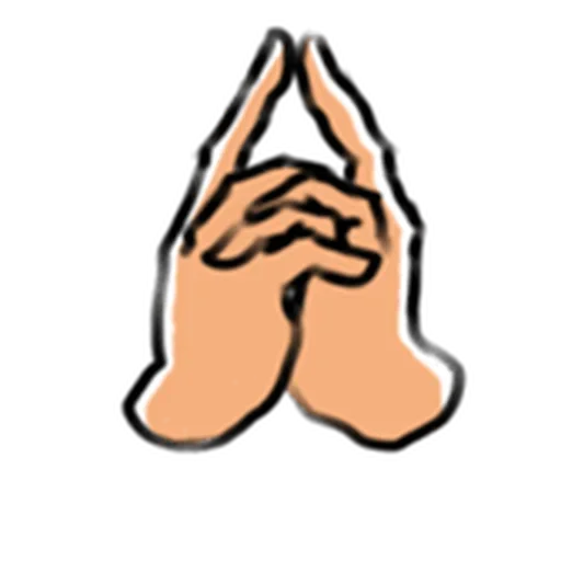 😆 Стикер «Nakaji hand» для Telegram