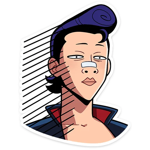 ⭐ Стикер «Рёко и Кента» для Telegram